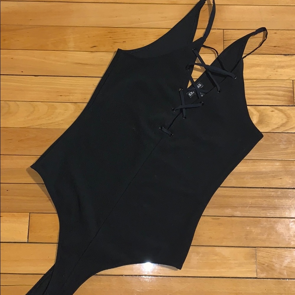 NWOT Black express bodysuit